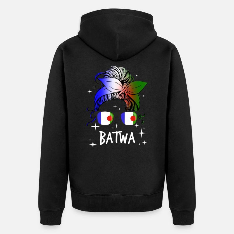 Batwa - Veste à capuche bio Premium Unisexe - noir