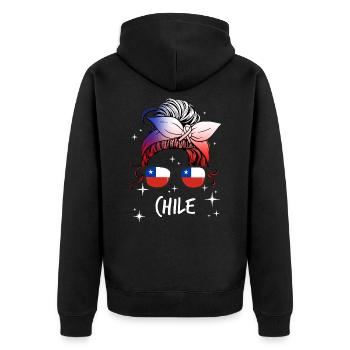 Chili - Veste à capuche bio Premium Unisexe - noir - Dos - Nico (187cm)