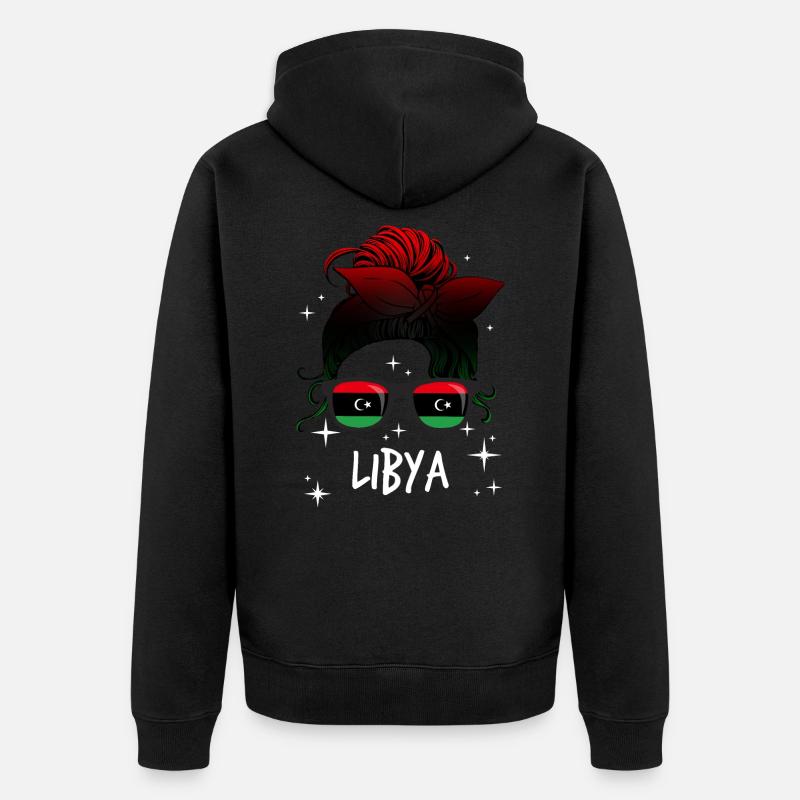 Libéria - Veste à capuche bio Premium Unisexe - noir