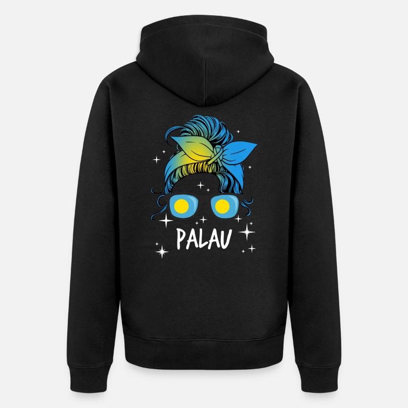 Palau - Veste à capuche bio Premium Unisexe - noir