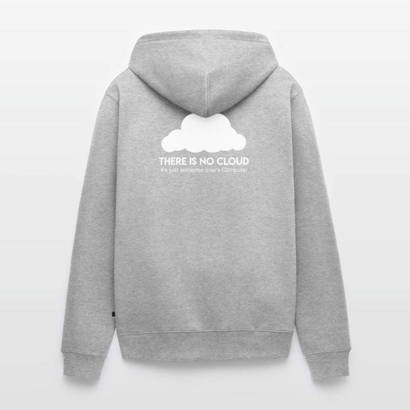 Server Cloud Saying Computer Scientist Coder Unisex Premium Organic Zip Hoodie