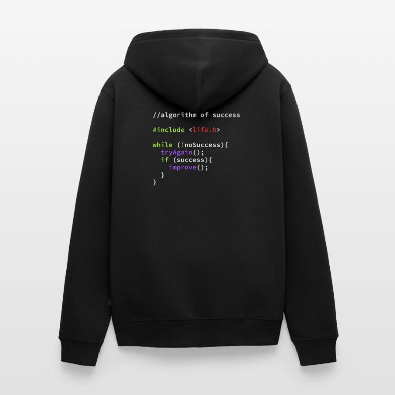 Informaticien codeur Coder Hacker Code Veste à capuche bio Premium Unisexe