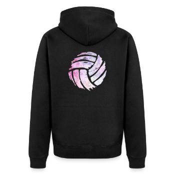 Volley-ball Volley-ball Volleyeur - Veste à capuche bio Premium Unisexe - noir - Dos - Nico (187cm)