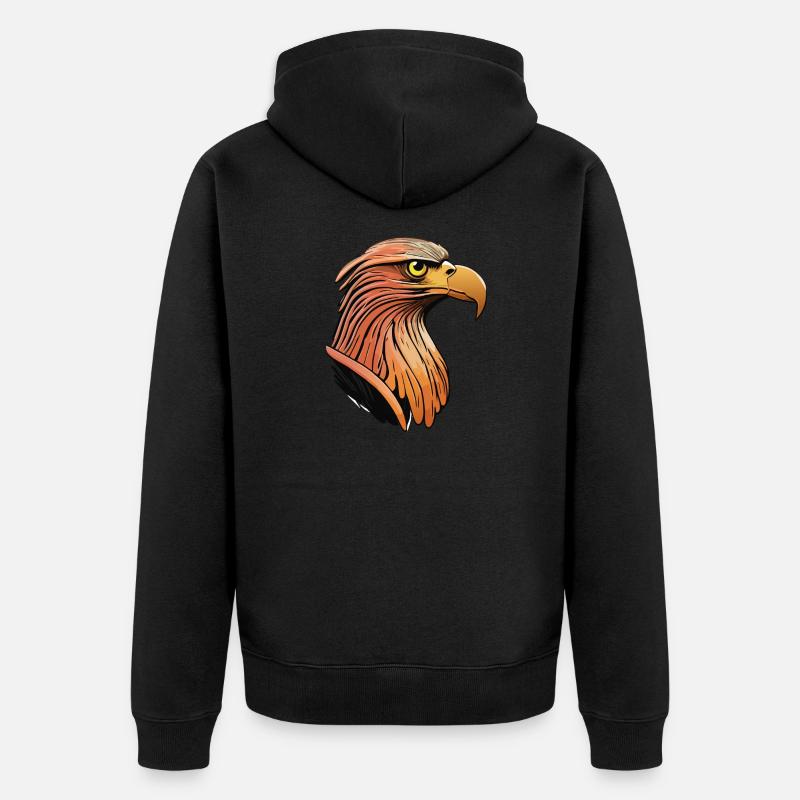 Aigle - Veste à capuche bio Premium Unisexe - noir