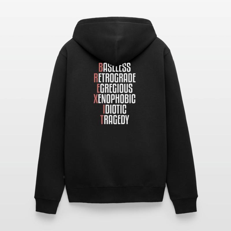 Brexit, British Exit, EU-Austritt, Referendum Unisex Premium Bio Zip Hoodie