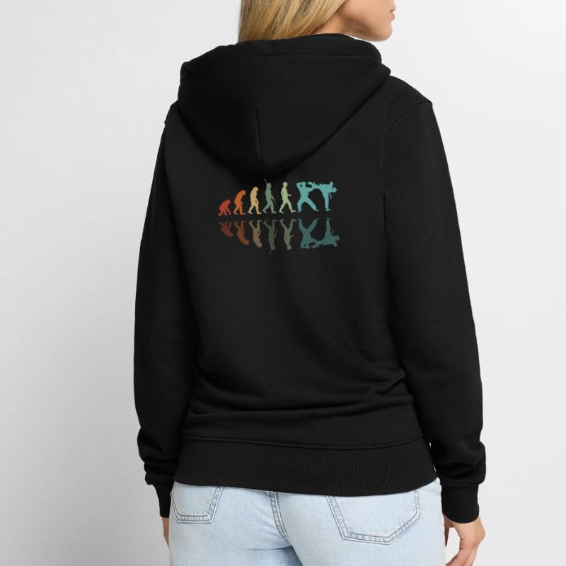 Karate Evolution Unisex Premium Bio Zip Hoodie
