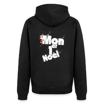 Mon premier Noel - Veste à capuche bio Premium Unisexe - noir - Dos - Nico (187cm)