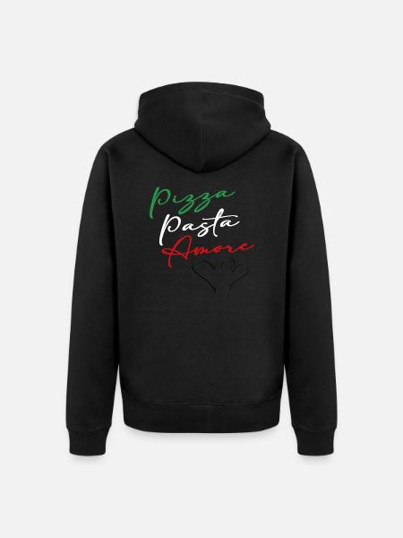 Pizza Pasta Amore - Unisex Premium Bio Zip Hoodie - 