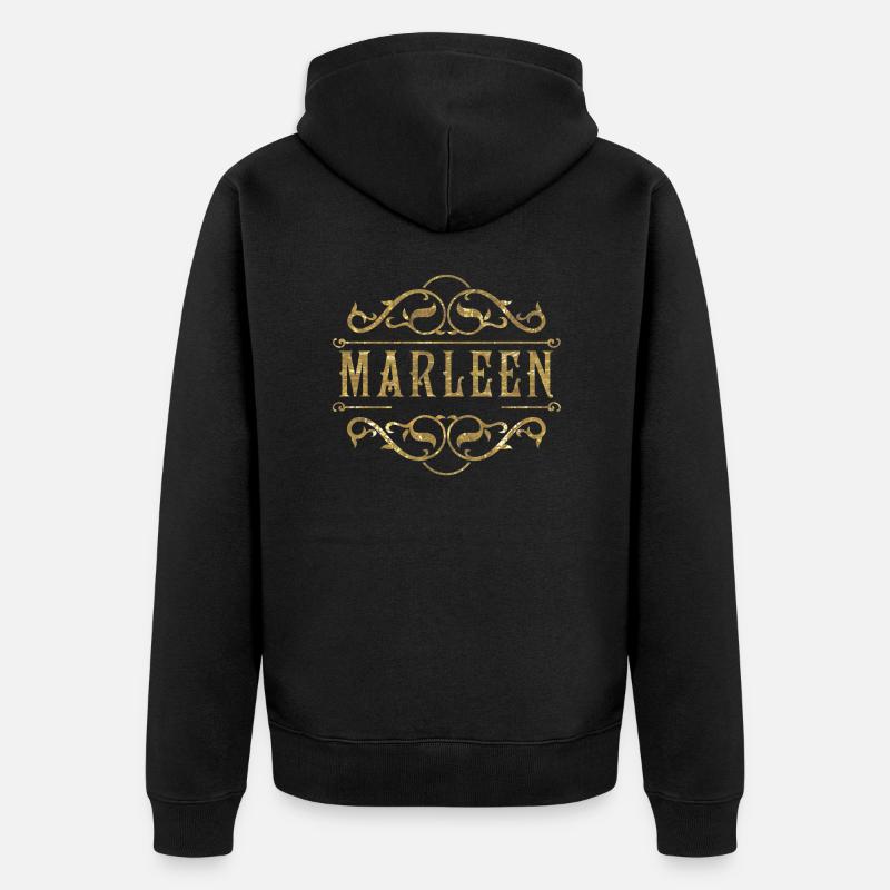 Marleen or - Veste à capuche bio Premium Unisexe - noir