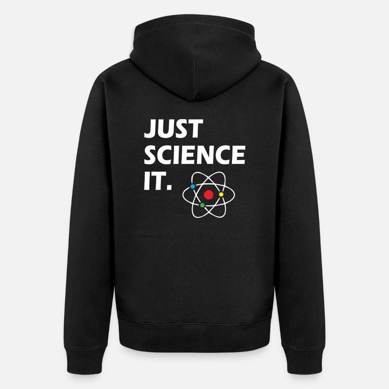 Juste la science - Veste à capuche bio Premium Unisexe - noir