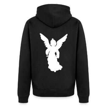 Ange Protecteur Ange Gardien Noël Noël - Veste à capuche bio Premium Unisexe - noir - Dos - Nico (187cm)