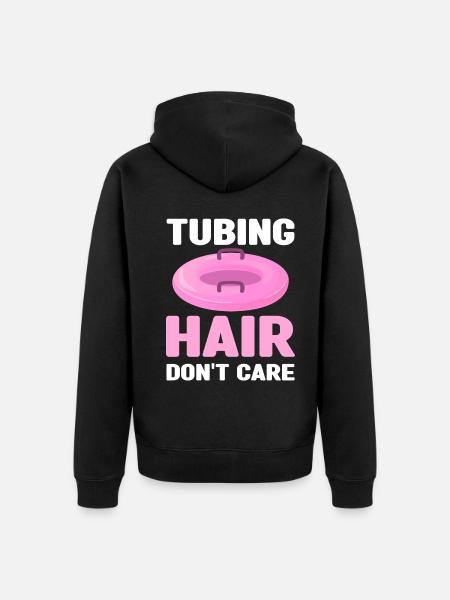 Rafting - Unisex Premium Bio Zip Hoodie - Schwarz