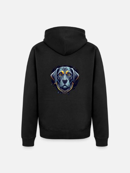 Labrador - Veste à capuche bio Premium Unisexe - noir