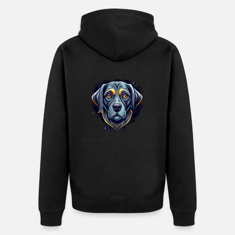 Labrador - Veste à capuche bio Premium Unisexe - noir