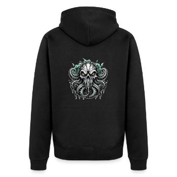calmar - Veste à capuche bio Premium Unisexe - noir - Dos - Nico (187cm)