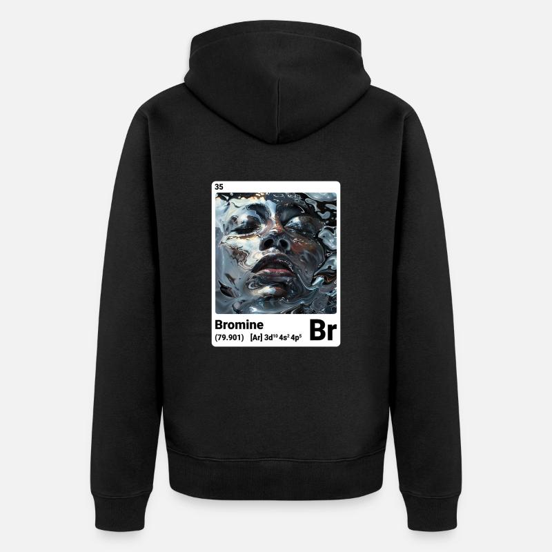 AI am Brome (wt) - Veste à capuche bio Premium Unisexe - noir