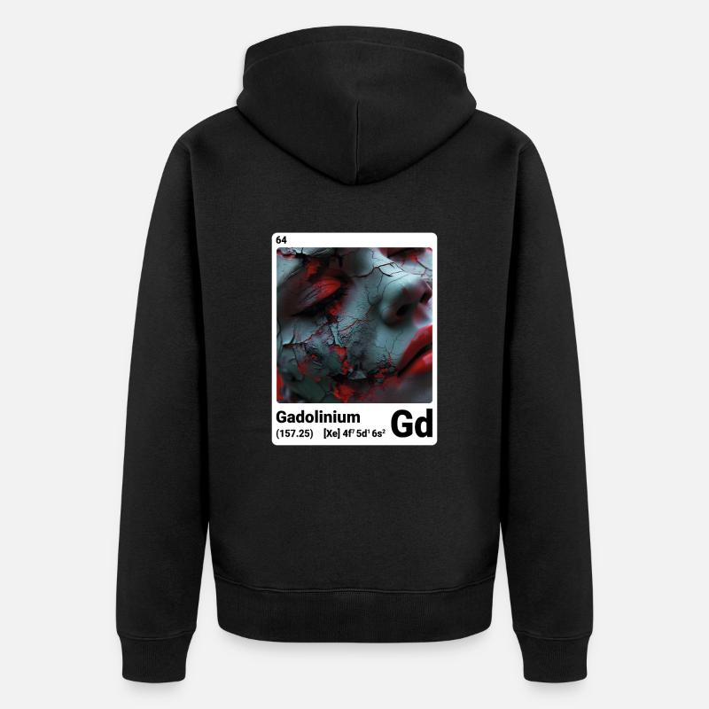 L’IA chez Gadolinium (wt) - Veste à capuche bio Premium Unisexe - noir
