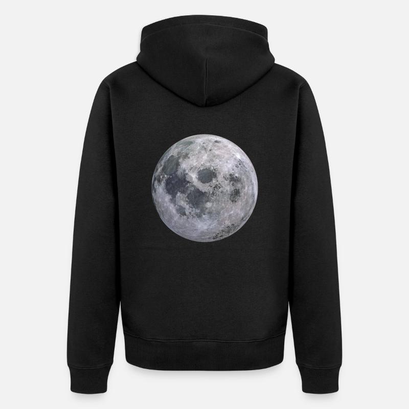Moon - Veste à capuche bio Premium Unisexe - noir