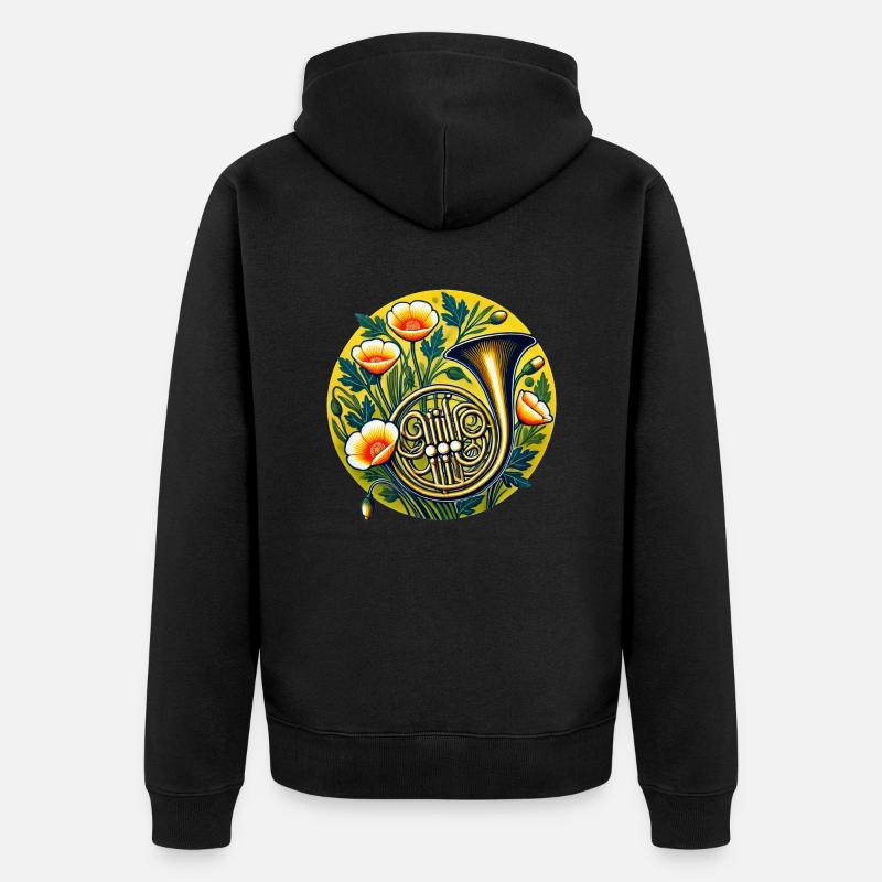 Cor - Veste à capuche bio Premium Unisexe - noir
