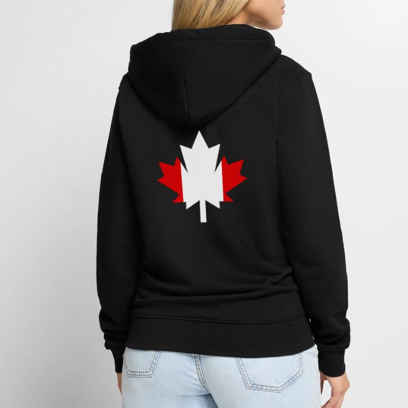 Canada Canada Maple Leaf Unisex Premium Organic Zip Hoodie