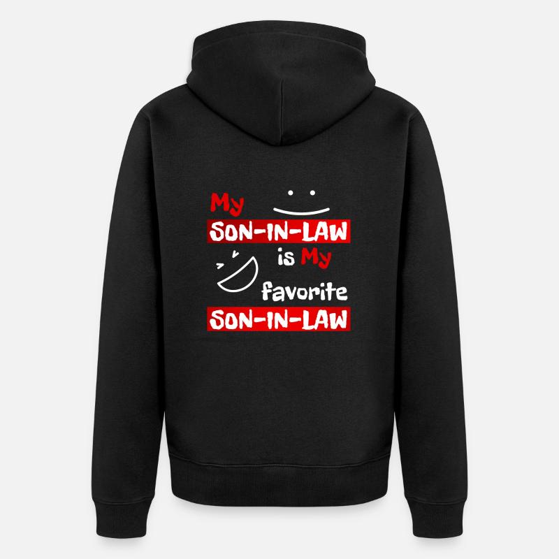 Gendre drôle - Veste à capuche bio Premium Unisexe - noir