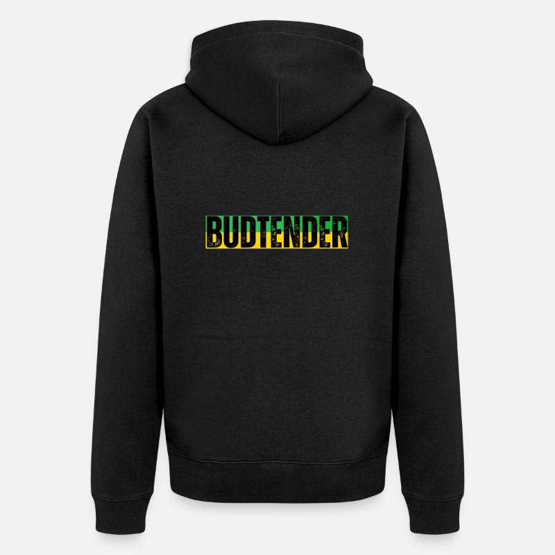 Budtender jamaïcain - Veste à capuche bio Premium Unisexe - noir