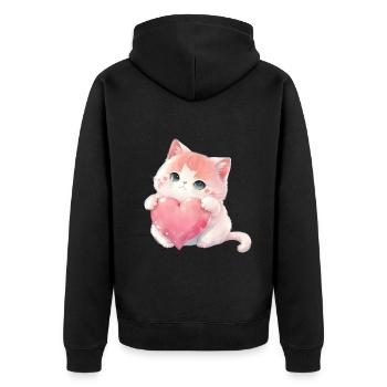 Teddy Bear Cuddly Toy Toy Sleep T-shirt - Veste à capuche bio Premium Unisexe - noir - Dos - Nico (187cm)
