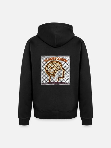 Brainstorming - Image - 2023 - Unisex Premium Organic Zip Hoodie - black