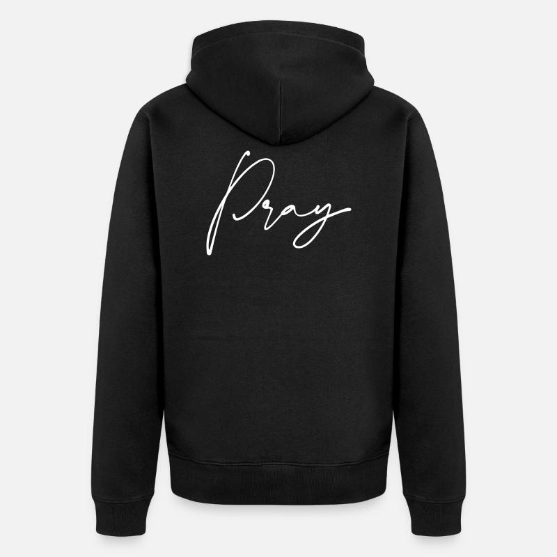 Priez priez cadeau - Veste à capuche bio Premium Unisexe - noir