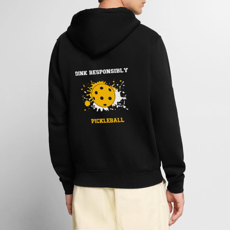 Dink Responsibly Don't Get Smashed Unisex Premium Organic Zip Hoodie
