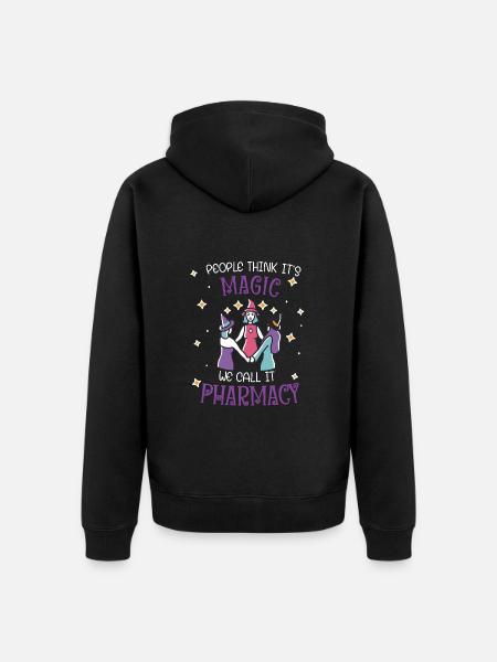 Pharmacy | Pharmacy Magic - Unisex Premium Organic Zip Hoodie - black