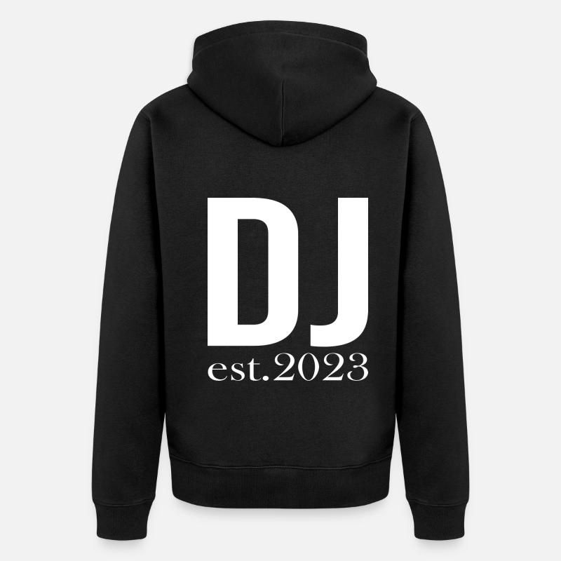 Fête - Veste à capuche bio Premium Unisexe - noir