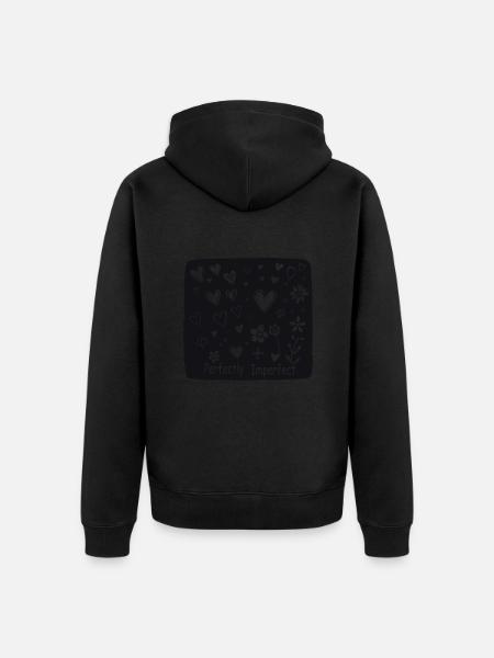Completely imperfect - Unisex Premium Organic Zip Hoodie - 