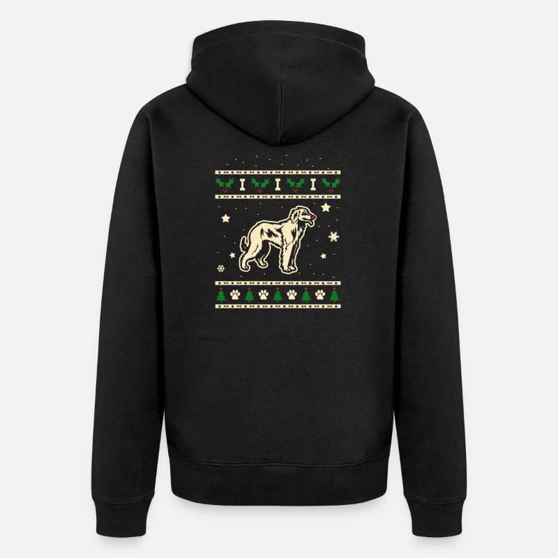 Taigan Weihnachtsgeschenk - Unisex Premium Bio Zip Hoodie - Schwarz
