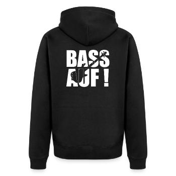Bass Joueur Bass Bass sur ! Bassist cadeau - Veste à capuche bio Premium Unisexe - noir - Dos - Nico (187cm)