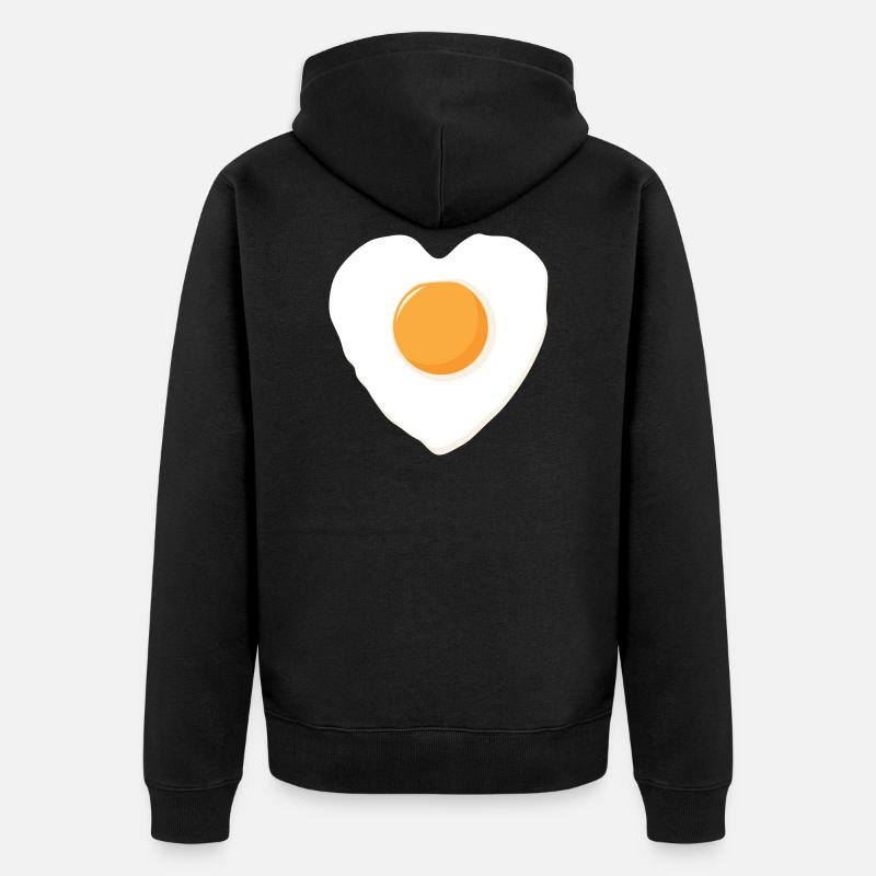 amour fried - Veste à capuche bio Premium Unisexe - noir