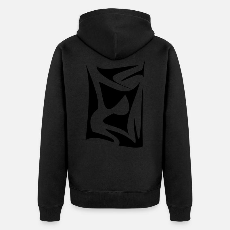 tribal - Veste à capuche bio Premium Unisexe - noir