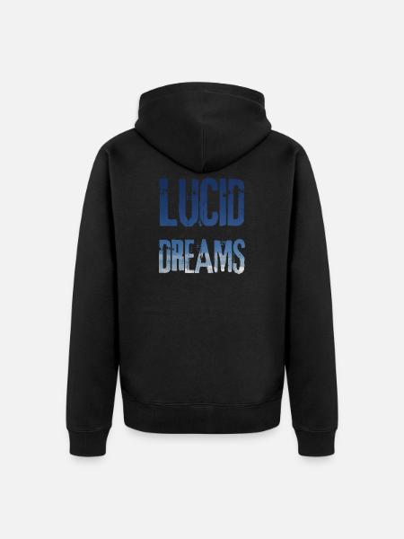 Lucid Dreams dream / gift idea - Unisex Premium Organic Zip Hoodie - black