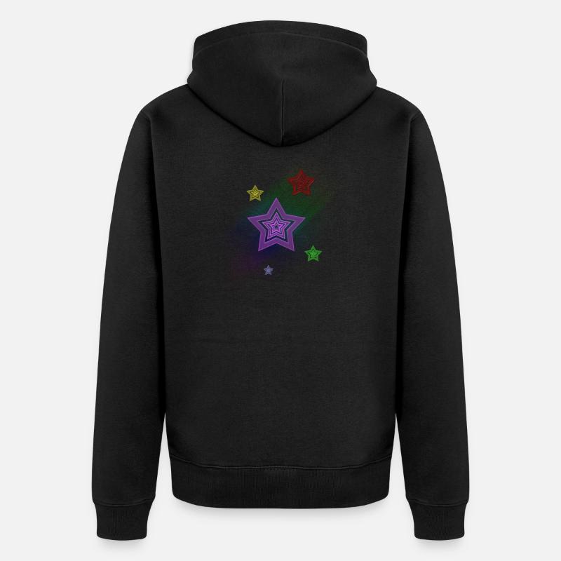 astérisque - Veste à capuche bio Premium Unisexe - noir