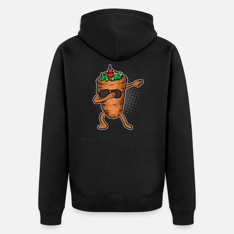 Dabbing Doener Kebab - Veste à capuche bio Premium Unisexe - noir