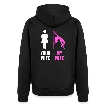 Pole Dance Shirt Stripper Burlesque Cadeau - Veste à capuche bio Premium Unisexe - noir - Dos - Nico (187cm)