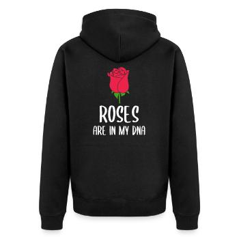 Rosen Florist Floristik Gärtner Garten Geschenk - Veste à capuche bio Premium Unisexe - noir - Dos - Nico (187cm)