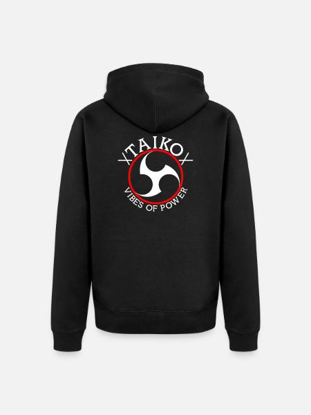 TAIKO - Veste à capuche bio Premium Unisexe - noir