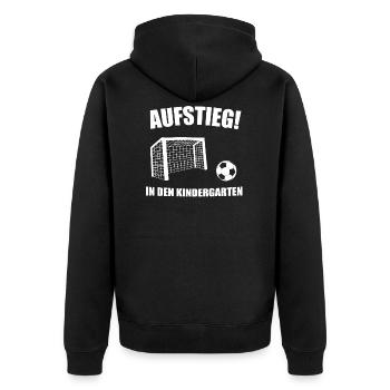 Kindergartenkind 2020 Kindergarten Geschenk - Unisex Premium Bio Zip Hoodie - Schwarz - Hinten - Nico (187cm)