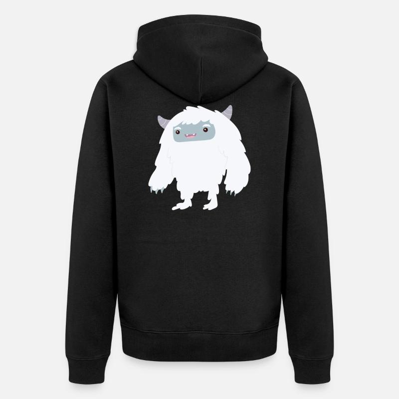 Yeti - Veste à capuche bio Premium Unisexe - noir