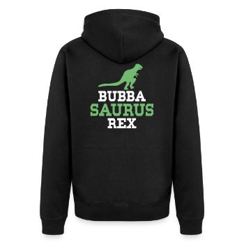 Bubba Saurus Rex - Veste à capuche bio Premium Unisexe - noir - Dos - Nico (187cm)