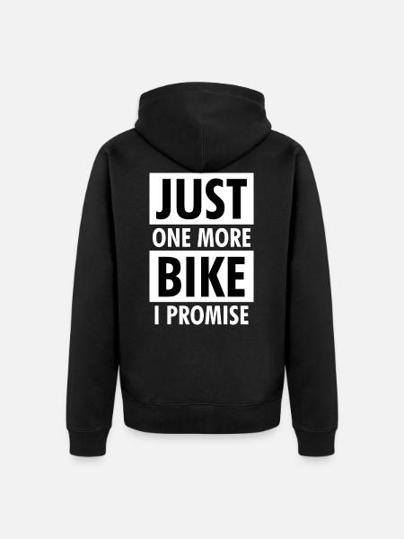 motorcycle - Unisex Premium Organic Zip Hoodie - black