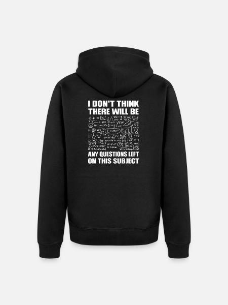 Maths-Maths-Profs de maths - Veste à capuche bio Premium Unisexe - noir
