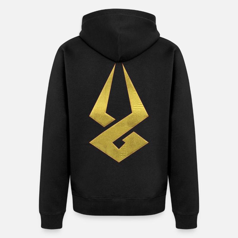 avait un symbole - Veste à capuche bio Premium Unisexe - noir