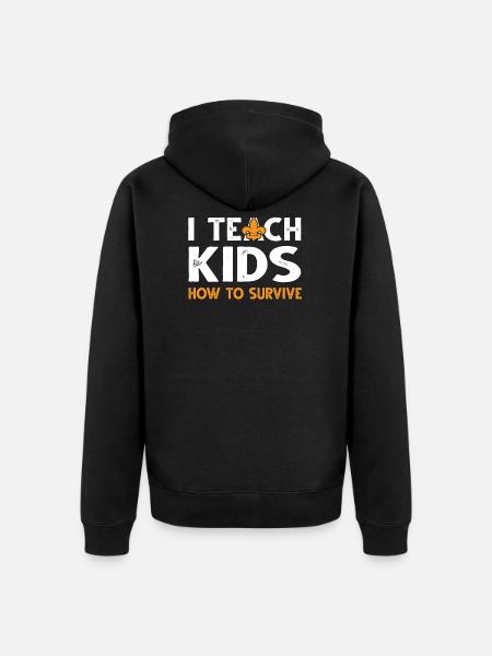 Scout Coach Scout Coach Gift - Unisex Premium Organic Zip Hoodie - black